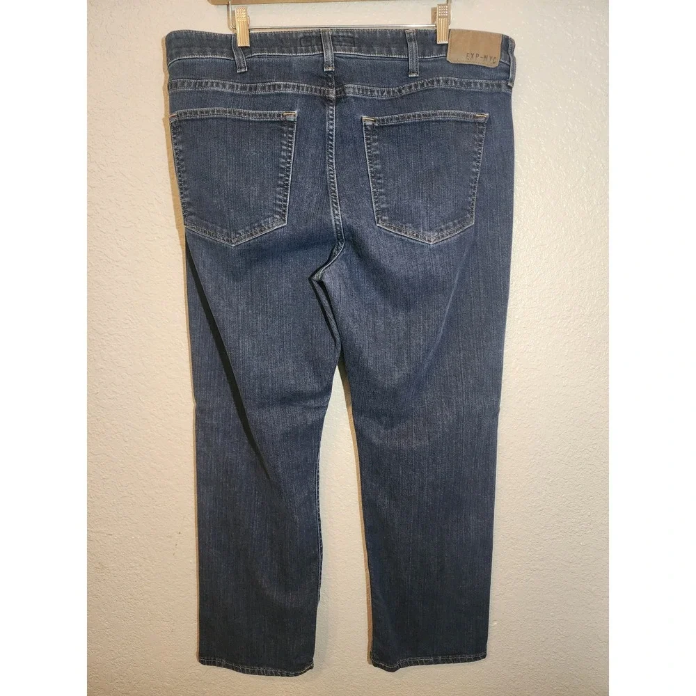 Express Men's Denim Jeans, Size 38x30, Classic Fit, Boot Cut, Darker Wash
